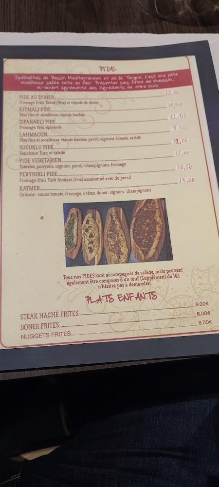 Aux Plaisirs d'Orient - Menu Image 2